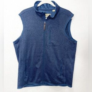 Orton Brothers Blue Fleece Vest Vermont Size Medium Gorpcore